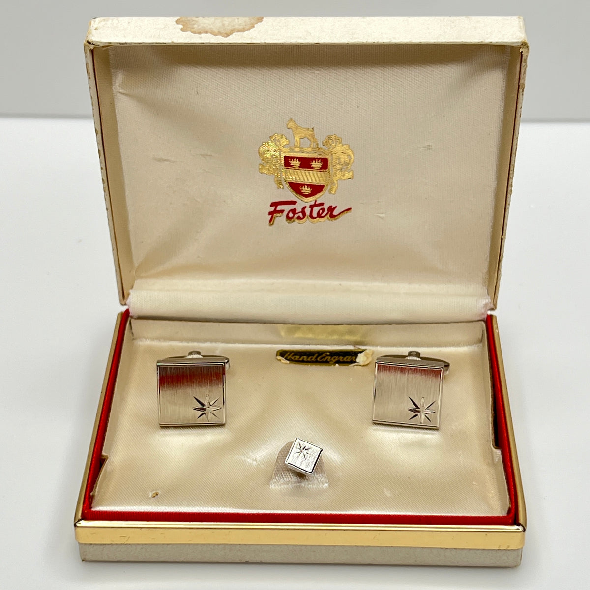 Original interior box with logo and satin lining