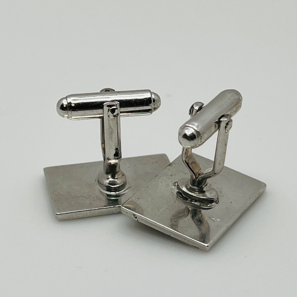 Vintage Anson cufflinks and tie clip set with November calendar design