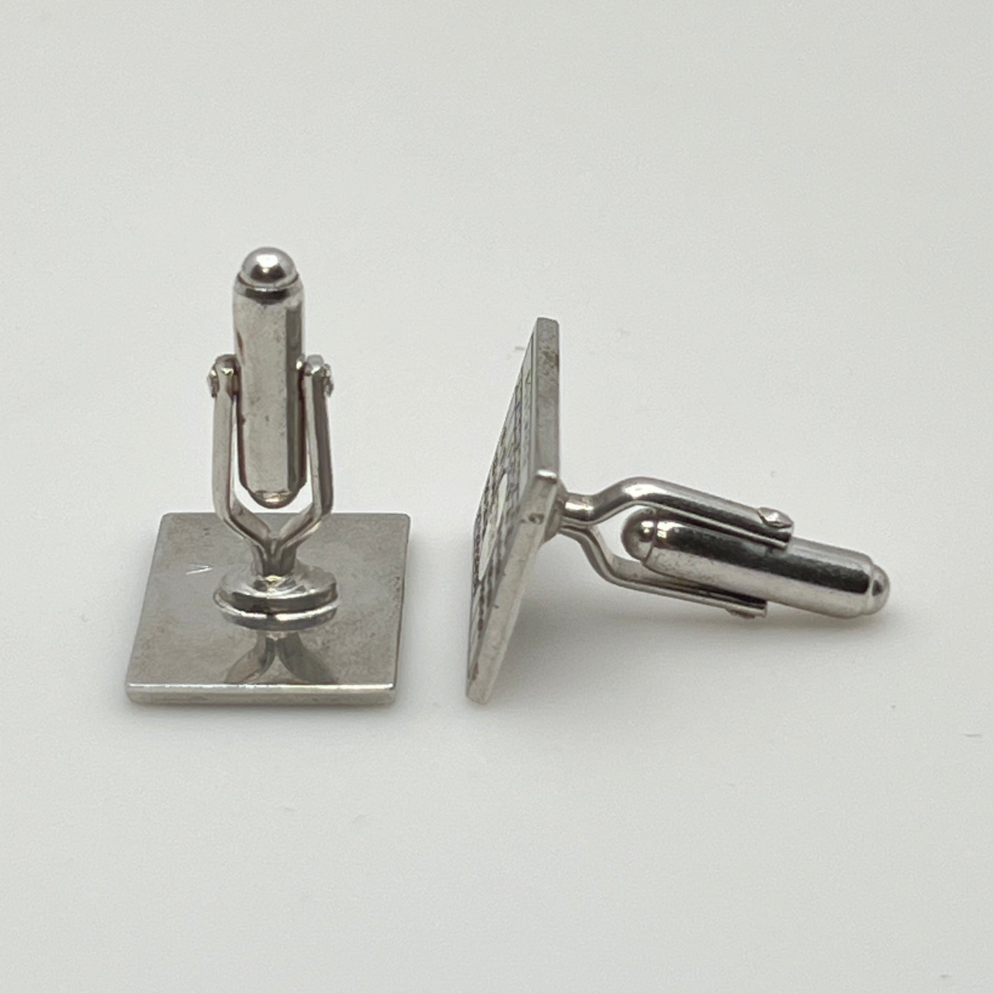 Vintage Anson cufflinks and tie clip set with November calendar design