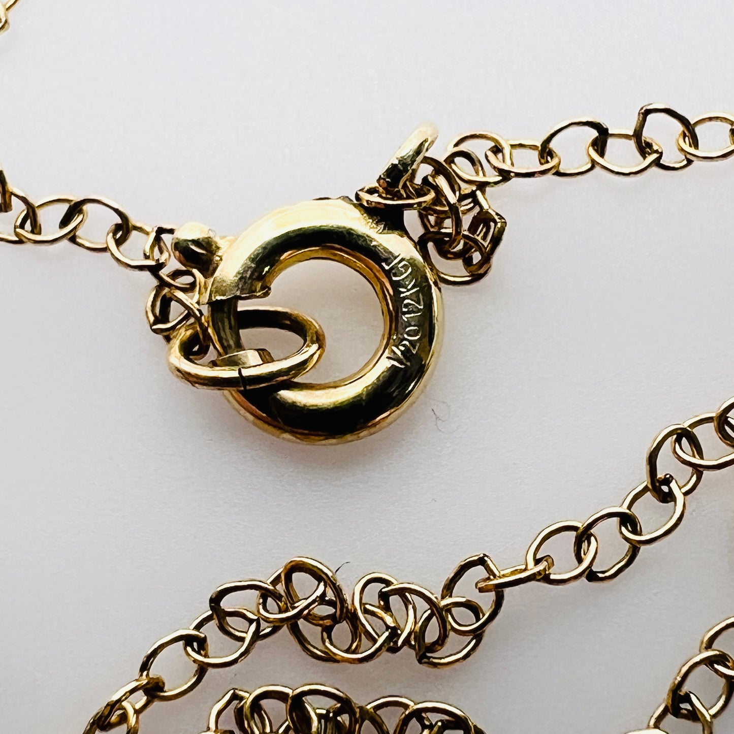 12K gold filled necklace with cobalt blue crystal heart pendant
