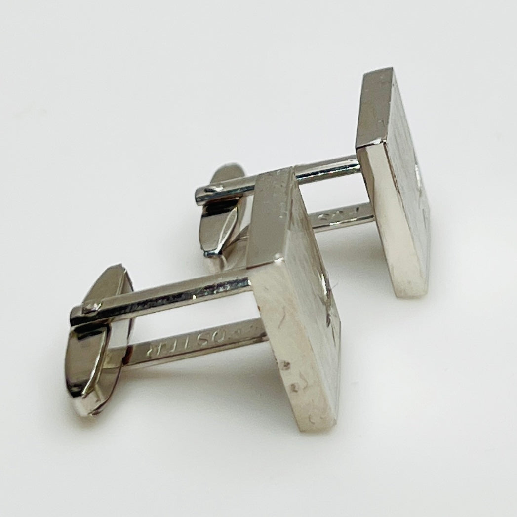 1950s Foster cufflink and tie tack set with starburst engraving