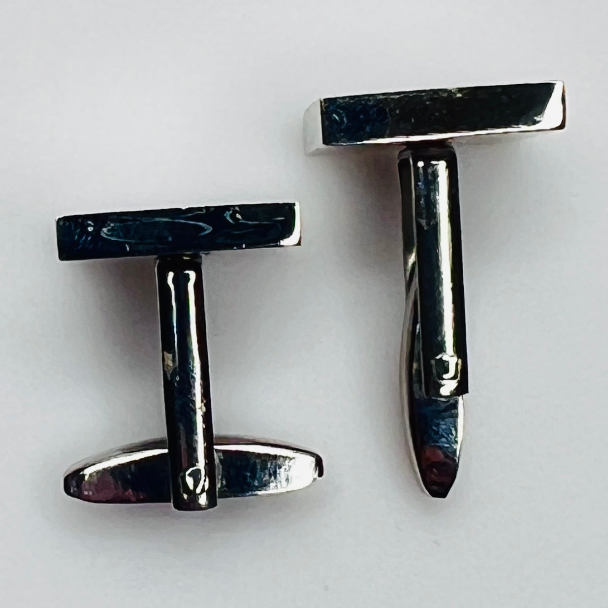 1950s Foster cufflink and tie tack set with starburst engraving