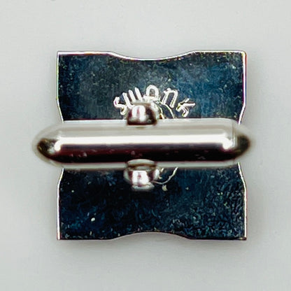 Silver Cufflink & Tie Clip Set – Mid-Century – Swank Strand with Box