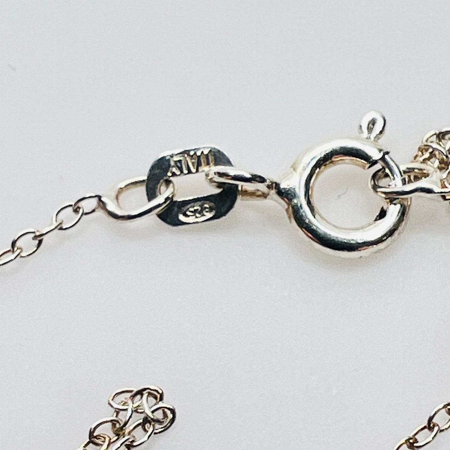 Sterling silver chain clasp marked 925 Italy