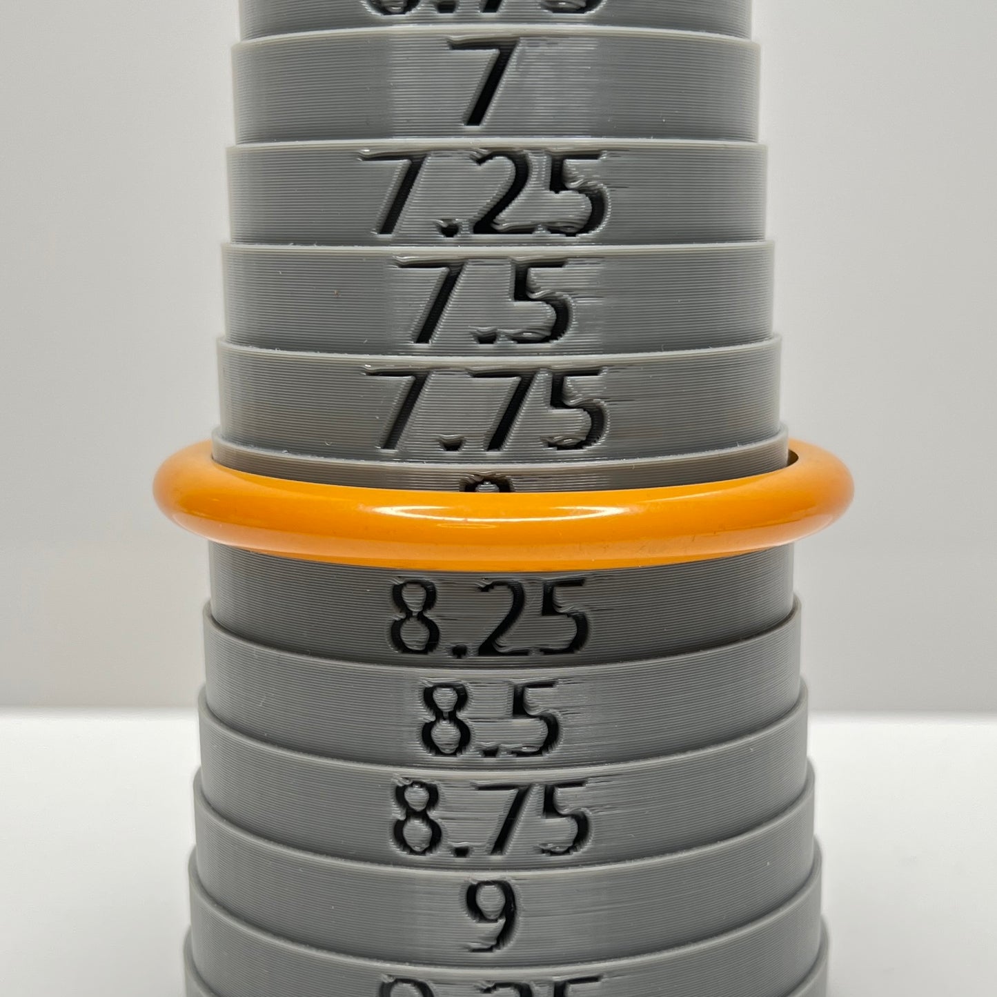 Close-up of vintage yellow Bakelite bracelet, 1/4 inch wide