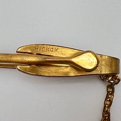 Reverse side of signed Hickok tie bar