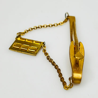 Reverse side of signed Hickok tie bar