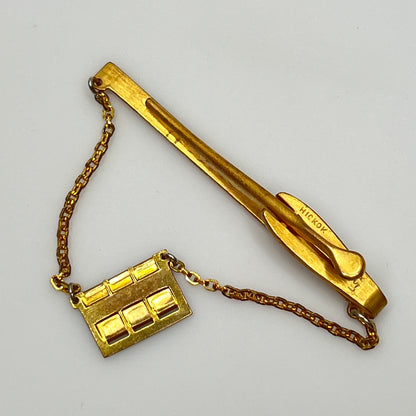 Reverse side of signed Hickok tie bar