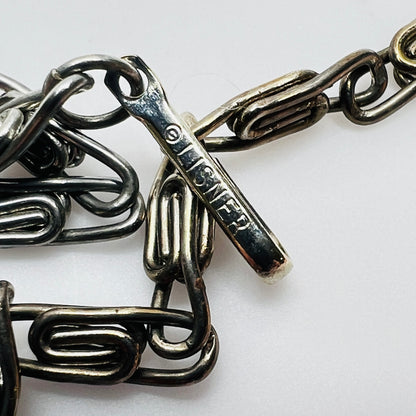Lisner signature on hook clasp vintage thermoset necklace