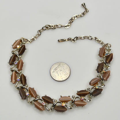 1950s gold-tone choker with shimmering details