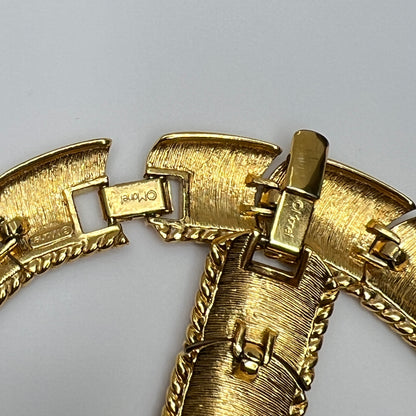 Signed Monet on reverse and clasp of both necklace and bracelet