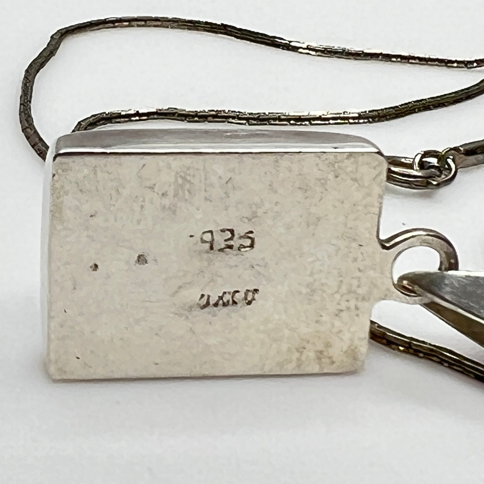 Back of pendant stamped 925, possibly Taxco origin