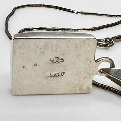 Back of pendant stamped 925, possibly Taxco origin