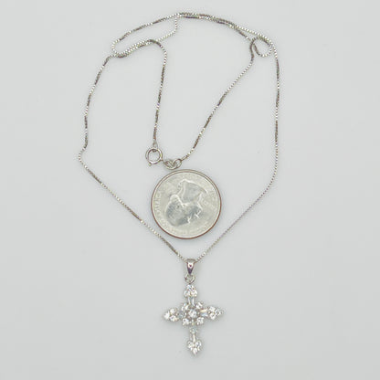 Full view of necklace showing clasp and chain