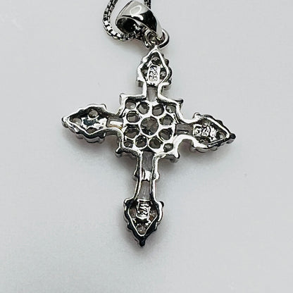 Reverse of pendant showing 925 and CZ stamps