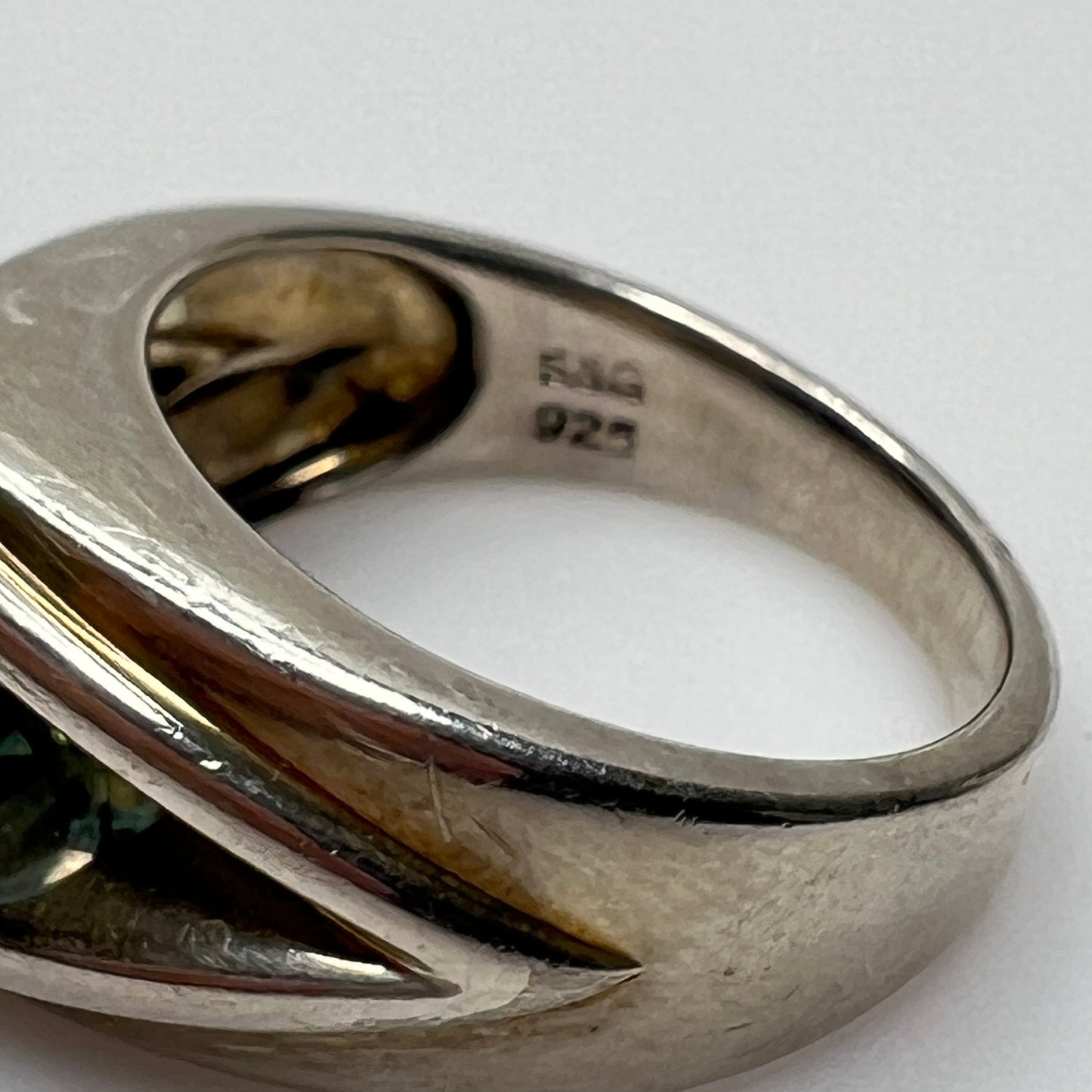 Inside stamp showing 925 Thailand S & G hallmark