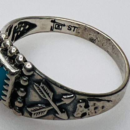 Interior of band showing STE and maker's mark stamp