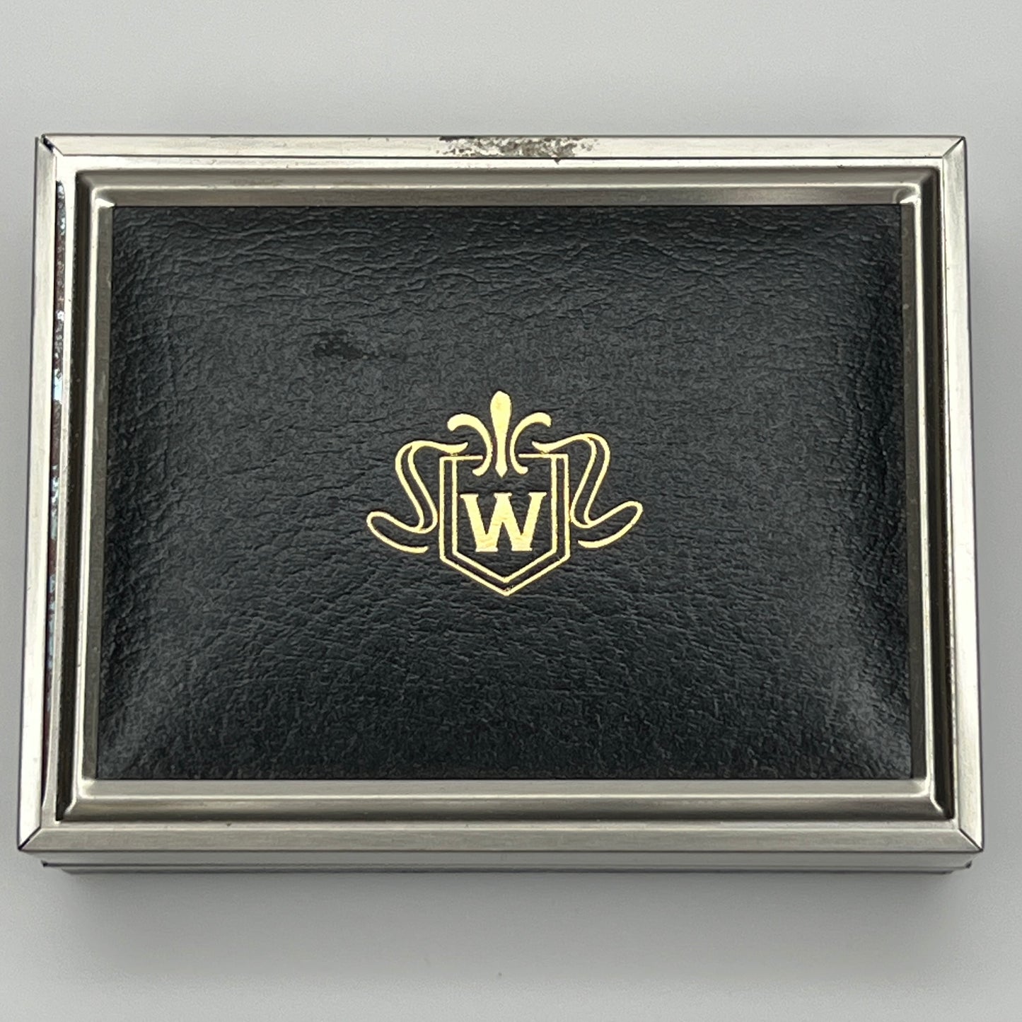 Men’s Abalone Cufflinks & Jade Tie Tack Set – Swank – 1960s Original Boxed Set