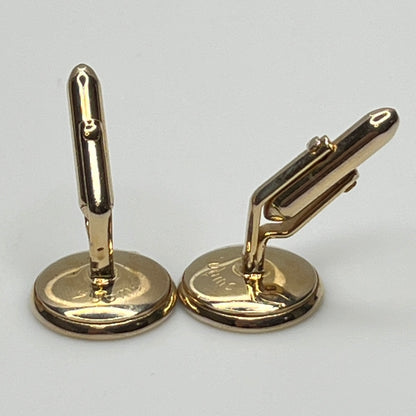 Men’s Abalone Cufflinks & Jade Tie Tack Set – Swank – 1960s Original Boxed Set