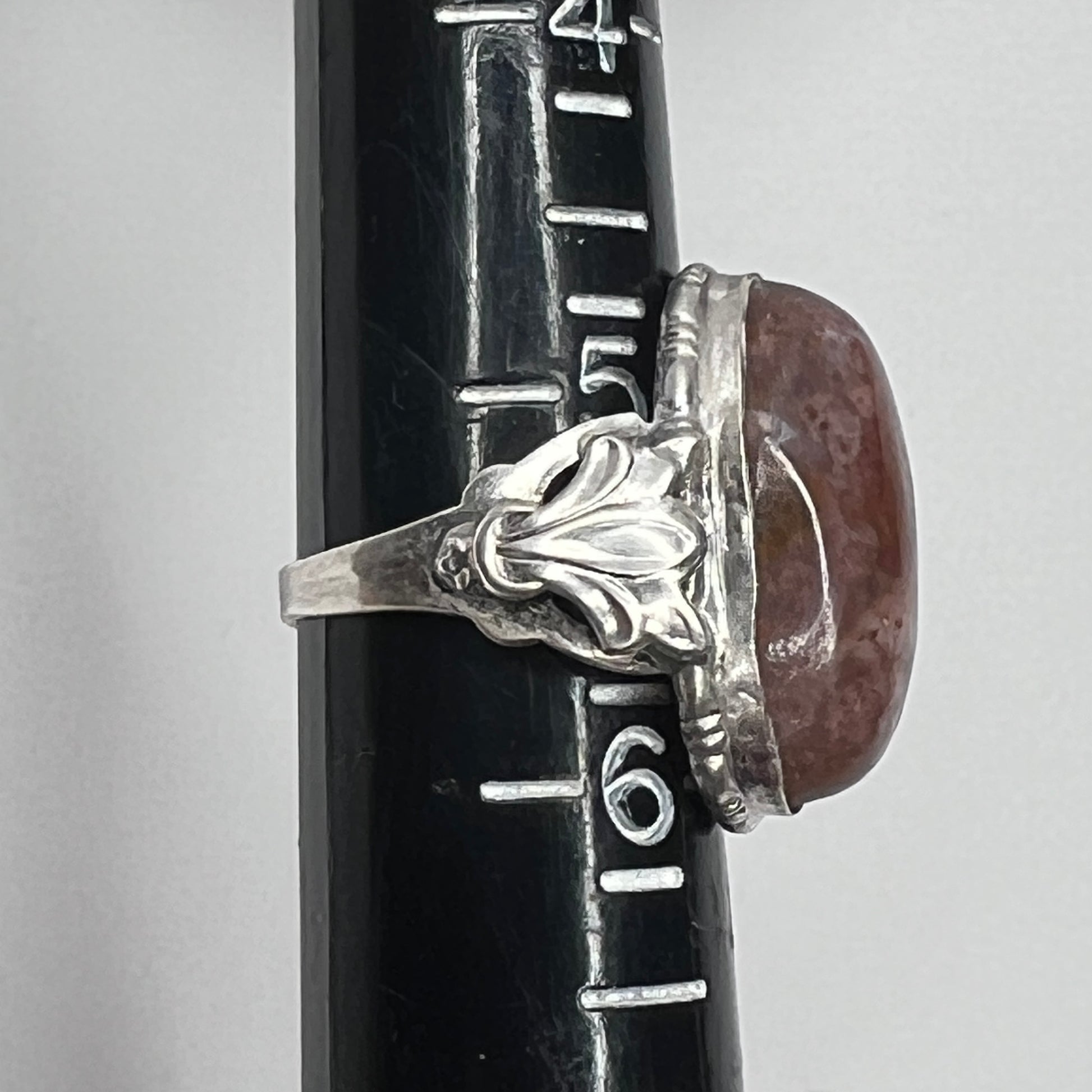 Ring on sizer showing size 5.5