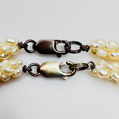 Sterling clasp on pearl necklace stamped 925