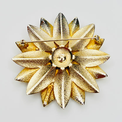 Reverse of signed Sarah Coventry brooch