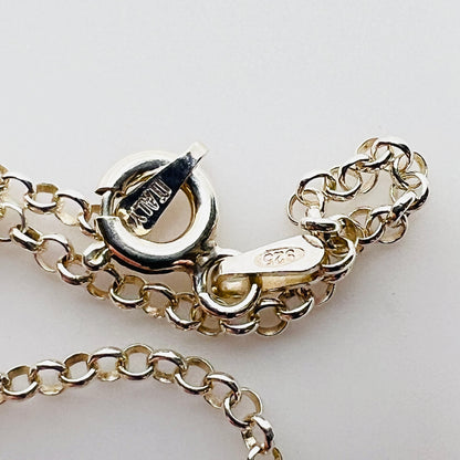Sterling silver clasp stamped 925 Italy on fine chain
