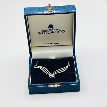 Wedgwood sterling necklace in original blue box