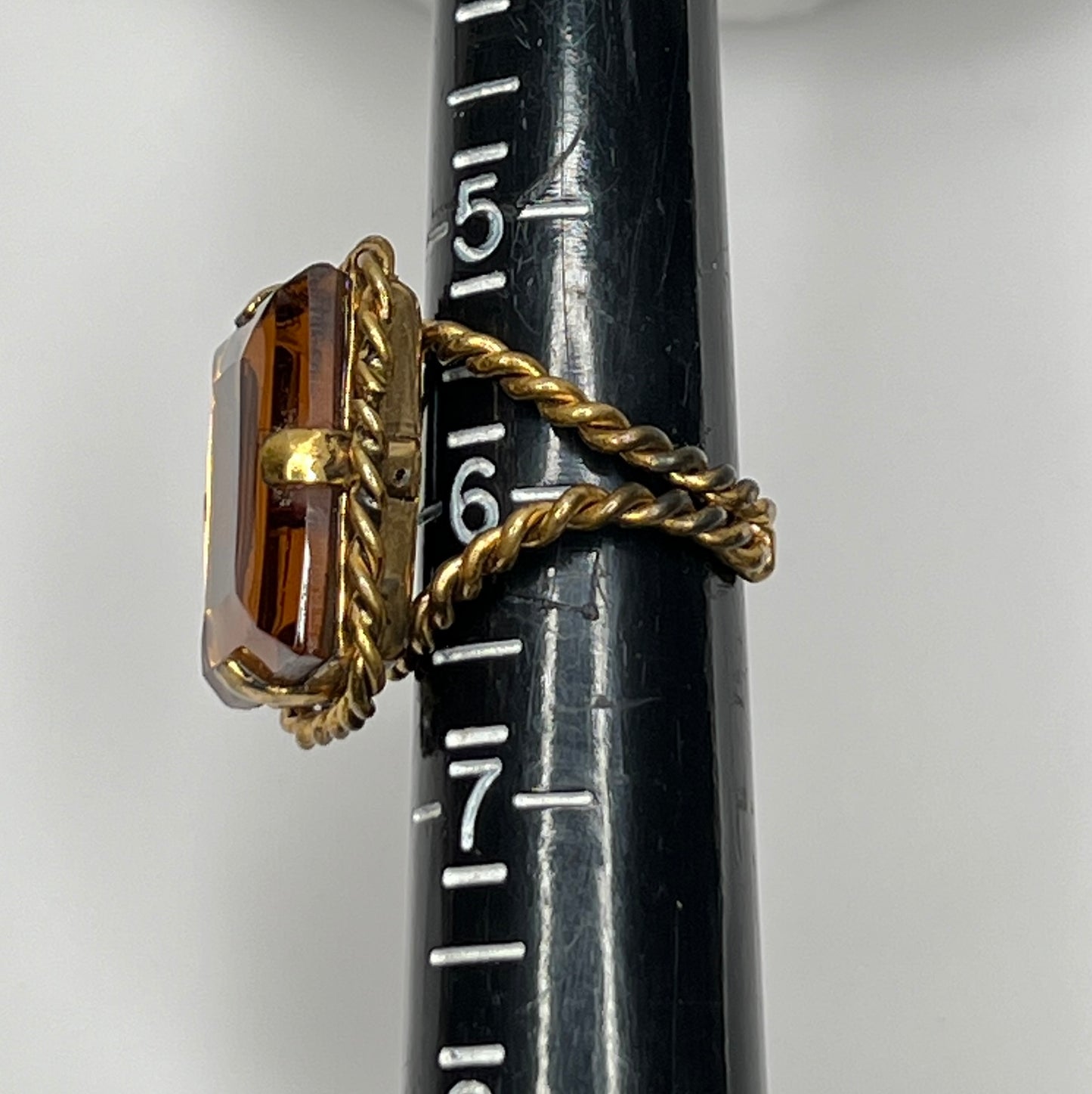 Reverse view of ring signed West Germany