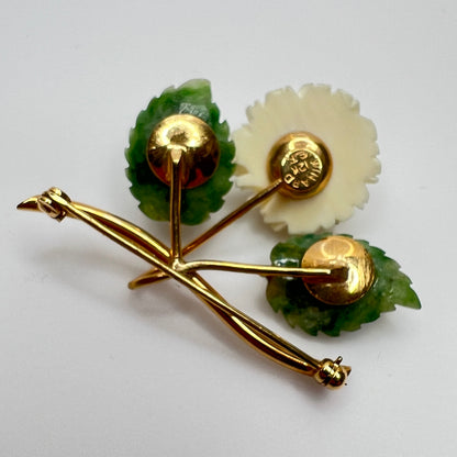 Reverse side of brooch marked “Winard”